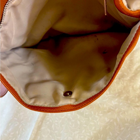 Thirty-One Baseball striped Crossbody Bag: removable flap, adjustable strap!! - Picture 7 of 13